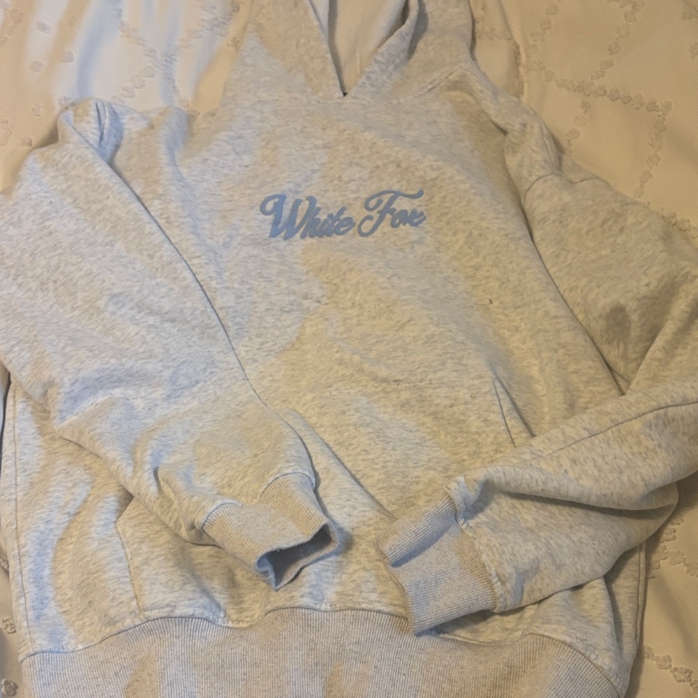 White Fox Boutique Light Gray Hoodie